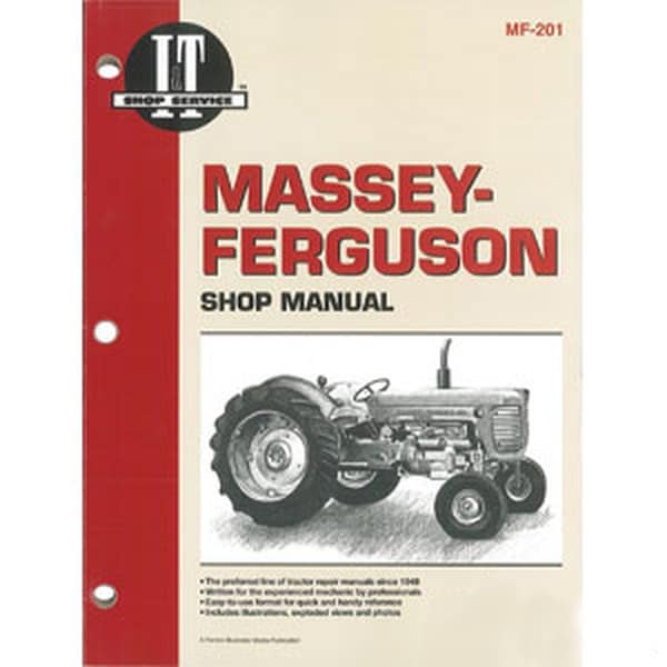 Aftermarket Shop Manual IAndT MF201 Fits Massey Ferguson 1080 1085 1100 1105 1130 1135 1150 6 SMMF201 - main